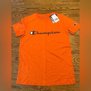 Champion Orange T shirt size M